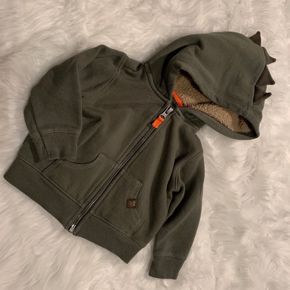 Toddler dinosaur zip up